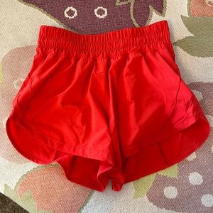 EUC Track That High Rise Lined Short 3” size 6